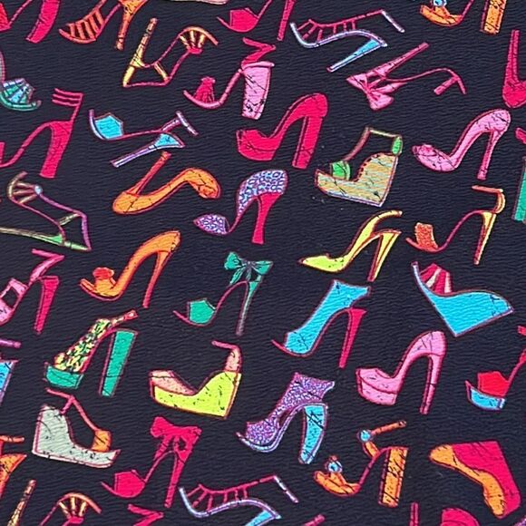 LuLaRoe high heel shoe print stretch skirt Plus size 2X - Picture 2 of 6